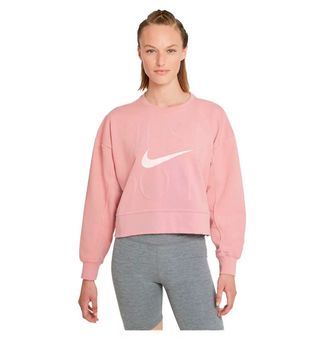 Nike Dri Fit Get Fit Langarm-t-shirt S Pink Glaze / White günstig online kaufen