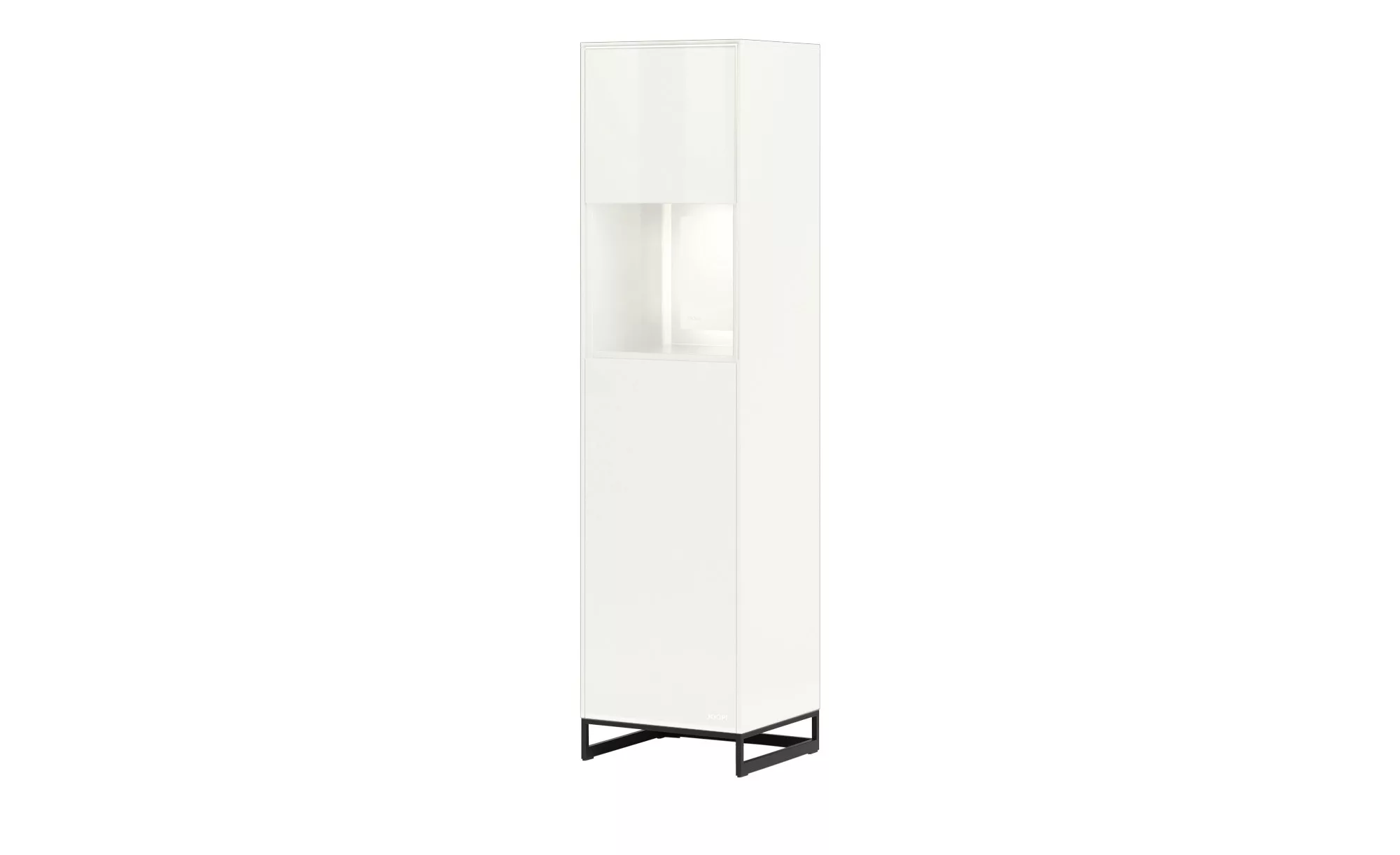 JOOP! Vitrine  Gloss Cubic ¦ weiß ¦ Maße (cm): B: 47,5 H: 184,9 T: 42,4 Kom günstig online kaufen