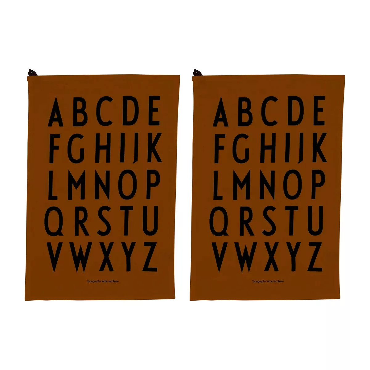 Design Letters Geschirrtuch 40 x 60cm 2er Pack Brown günstig online kaufen