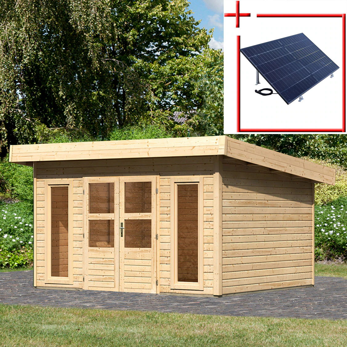 Karibu Gartenhaus "Perlsee 4" günstig online kaufen