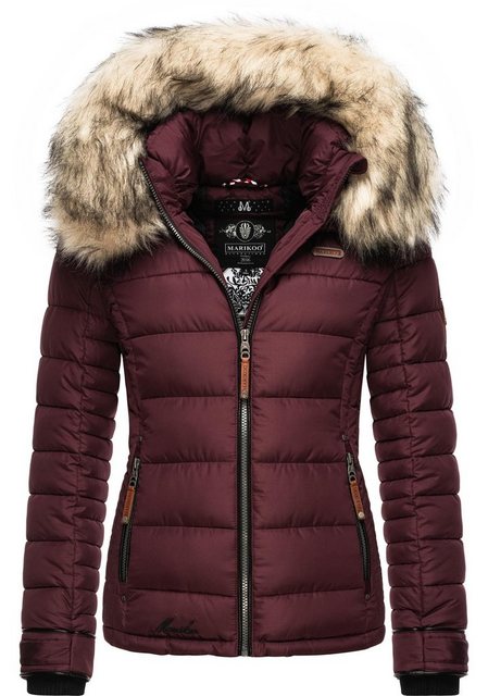 Marikoo Winterjacke Lerikaa Winter Steppjacke mit abnehmbarem Kunstfell günstig online kaufen