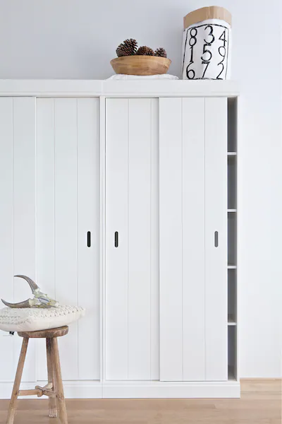 WOOOD Garderobenschrank "Row", mit Schiebetür, Breite 84 cm günstig online kaufen