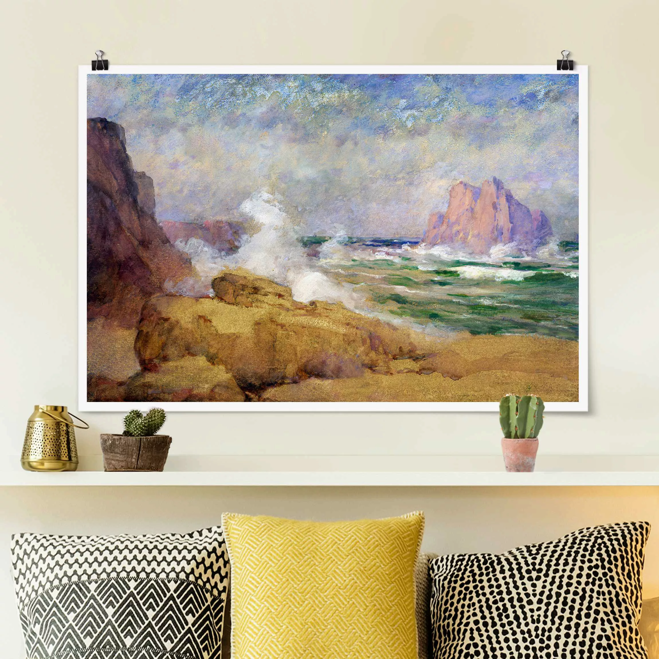 Poster Ozean an der Bucht Malerei günstig online kaufen