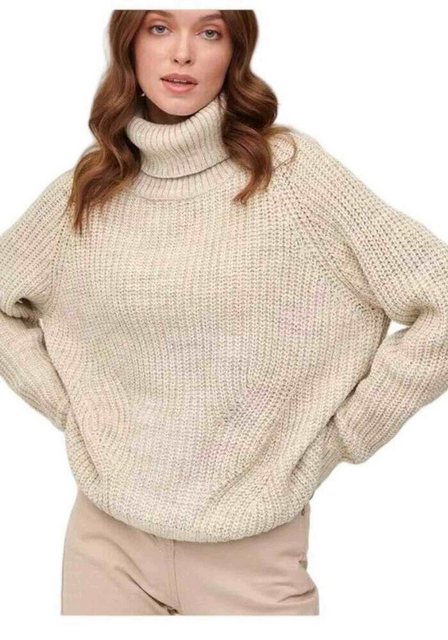 YRIIOMO Strickpullover Verstärkte, überziehbare, weite, entspannte, mittell günstig online kaufen