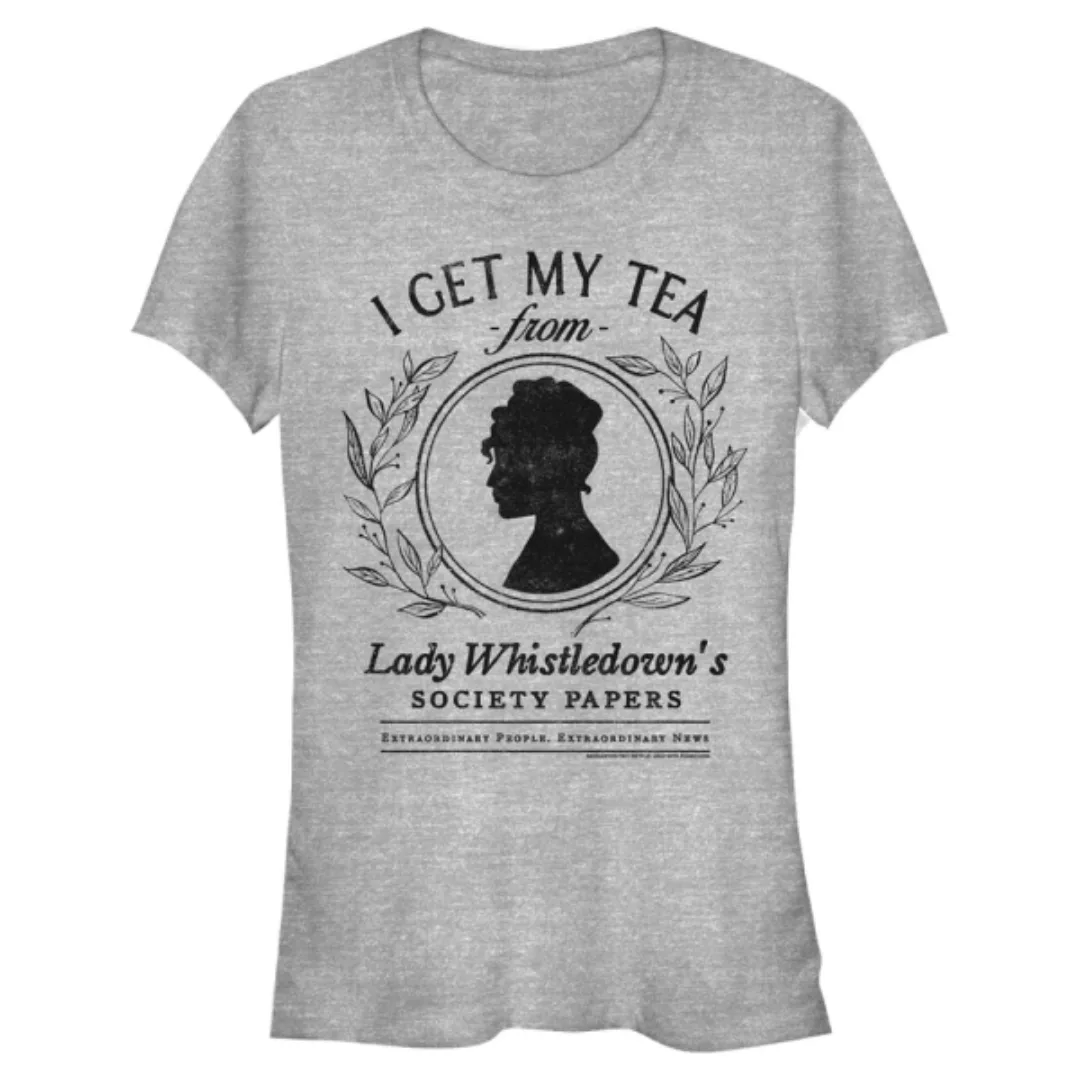 Netflix - Bridgerton - Logo Whistledown Tea - Frauen T-Shirt günstig online kaufen