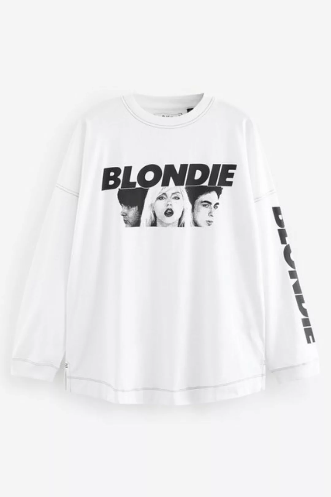 Next Langarmshirt Lizenziertes Band Langarmshirt mit Grafik, Blondie (1-tlg günstig online kaufen