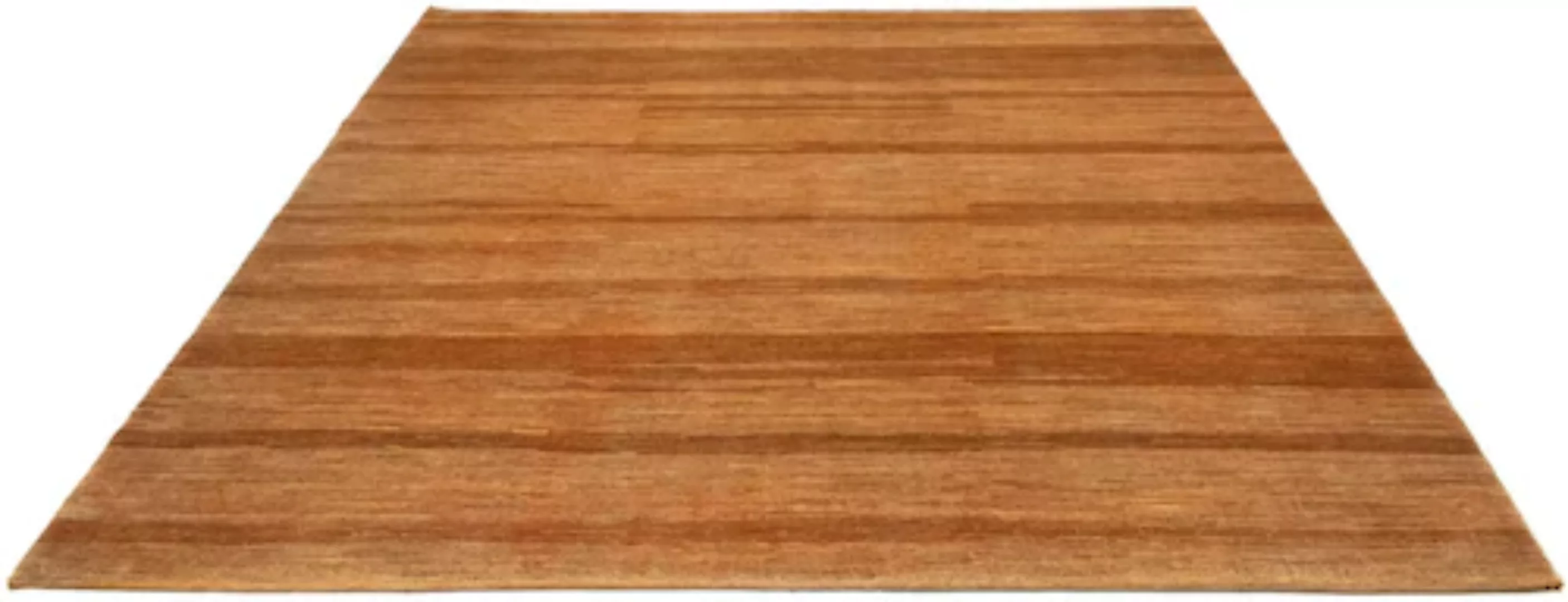 morgenland Wollteppich »Gabbeh Teppich handgeknüpft orange«, rechteckig, ha günstig online kaufen