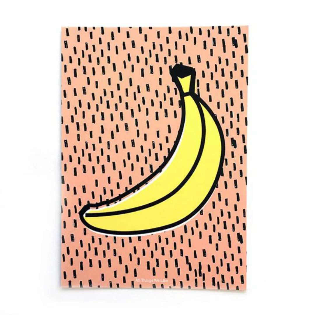 A4 Poster Banane Mit Aufhängung günstig online kaufen