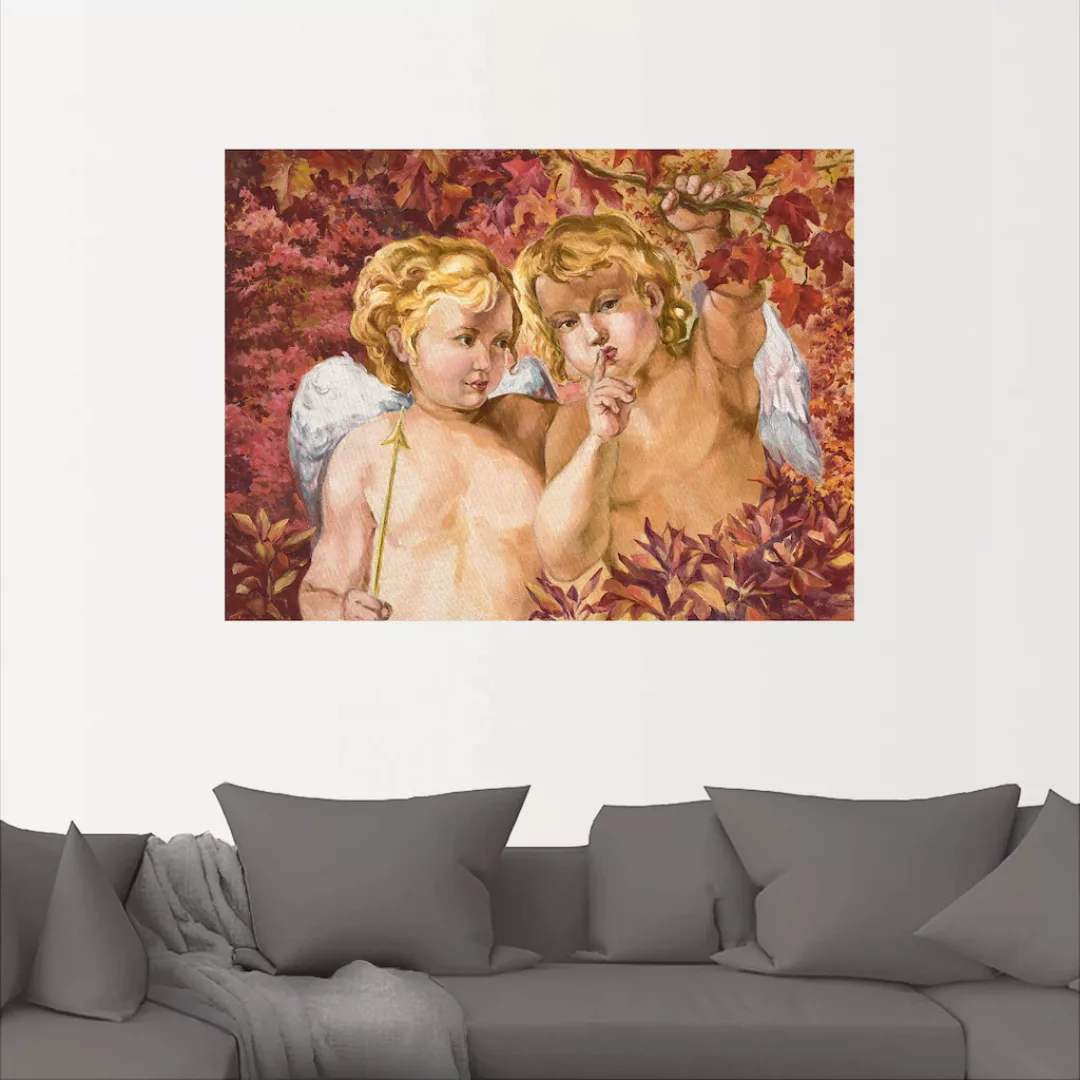 Artland Wandbild »Engel im Wald«, Religion, (1 St.), als Poster, Wandaufkle günstig online kaufen