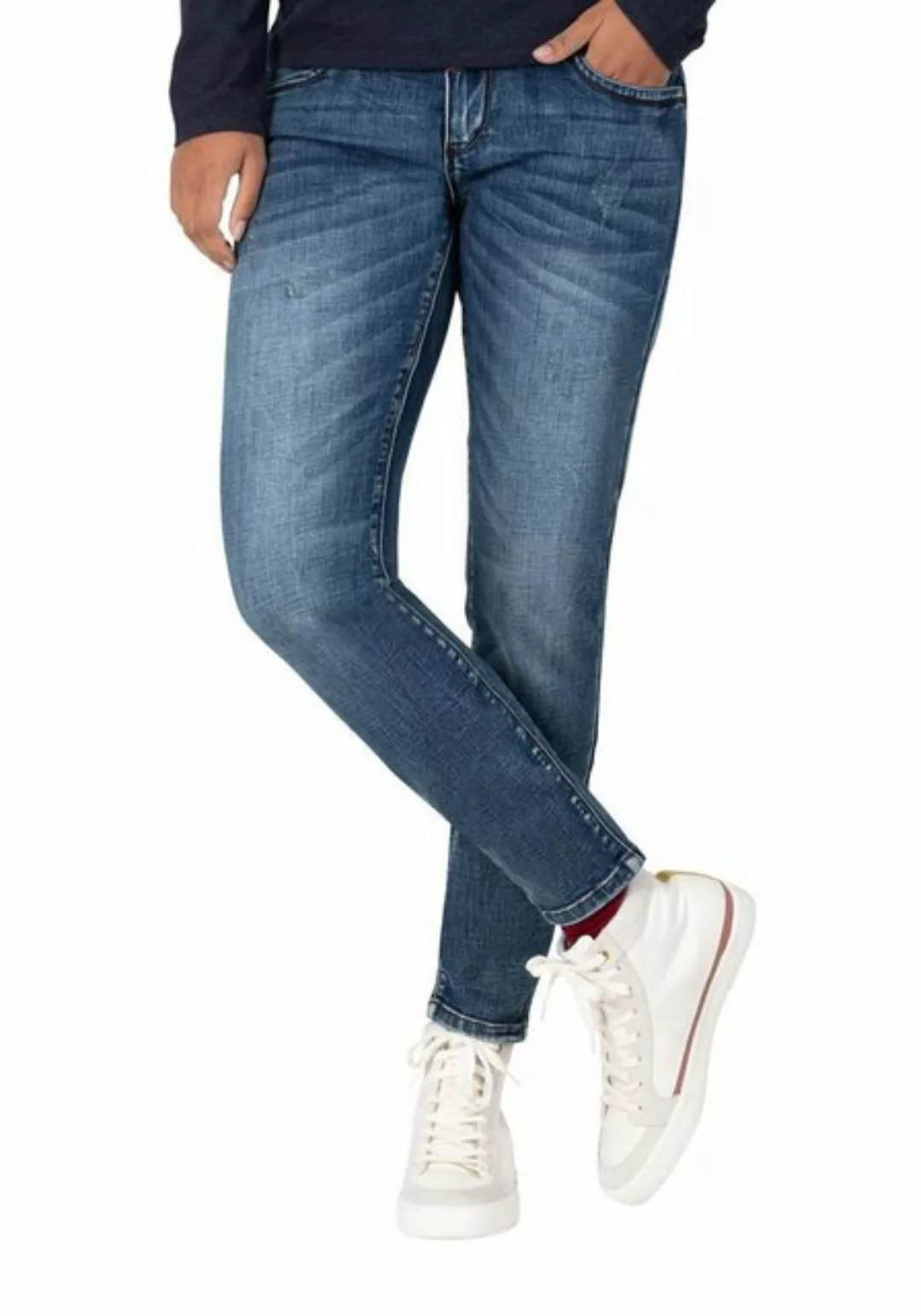 TIMEZONE Damen Jeans SLIM ENAYTZ - Slim Fit - Blau - Blue Steel Wash günstig online kaufen