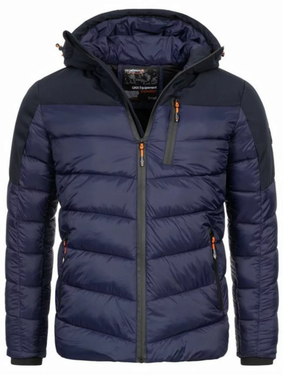 Geo Norway Steppjacke Herren Winter Jacke Parka Steppjacke Kapuze Softshell günstig online kaufen