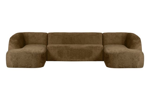 BePureHome Ecksofa Sofa Sloping U-Form aus Struktursamt günstig online kaufen