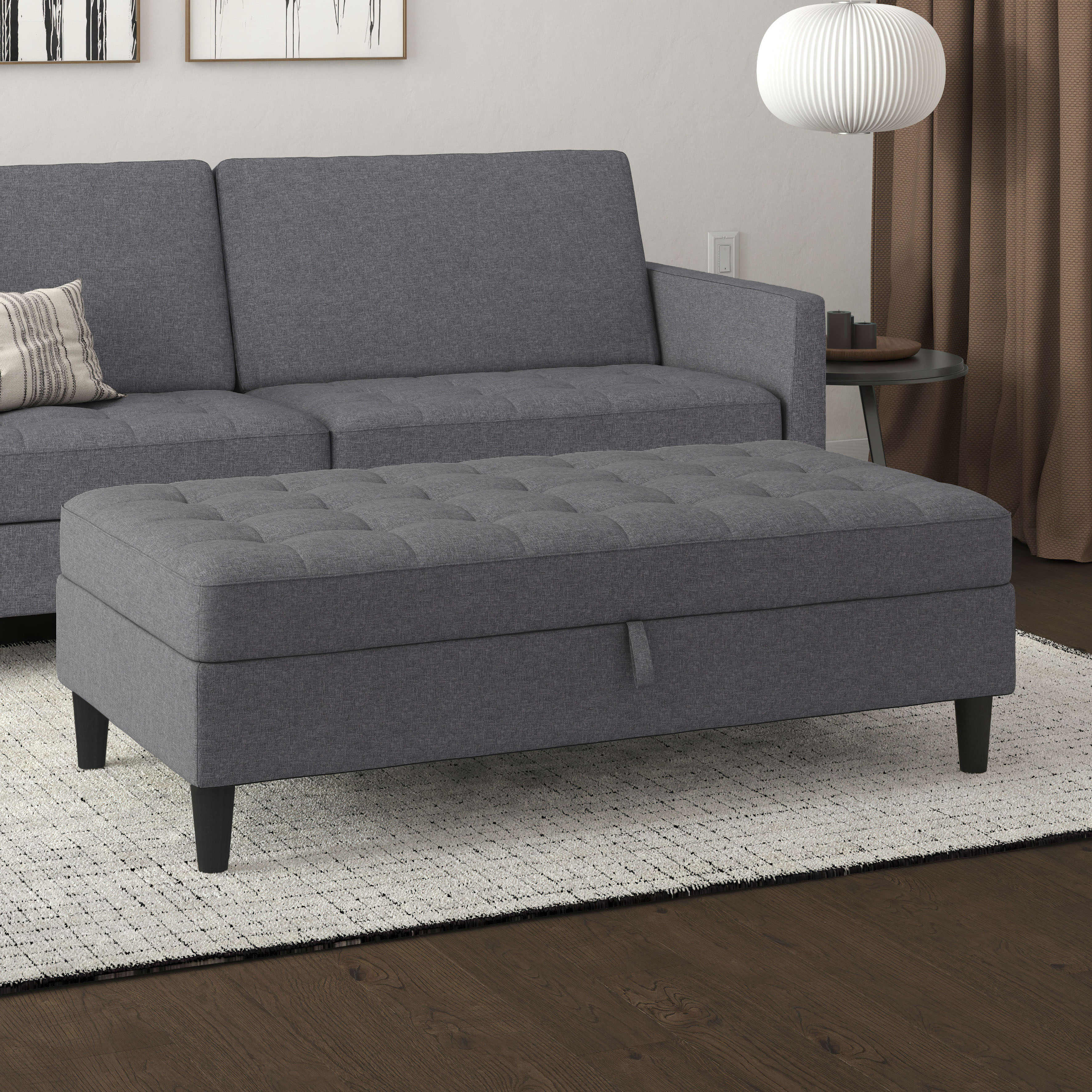 Dorel Home Ecksofa "Hartford II", mit Bettfunktion und Stauraum, Recamiere günstig online kaufen