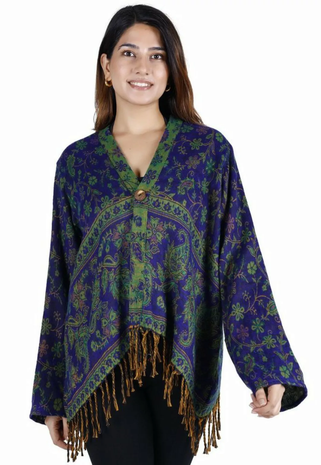 Guru-Shop Langjacke Bolero Jacke, legeres Boho Jäckchen -.. alternative Bek günstig online kaufen