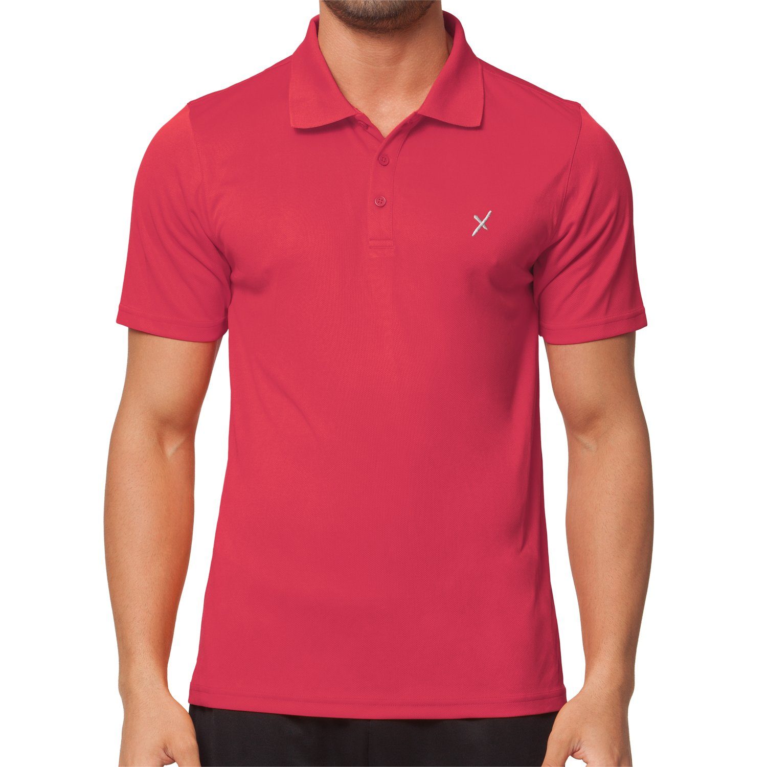 CFLEX Trainingsshirt Herren Sport Fitness Polo-Shirt günstig online kaufen