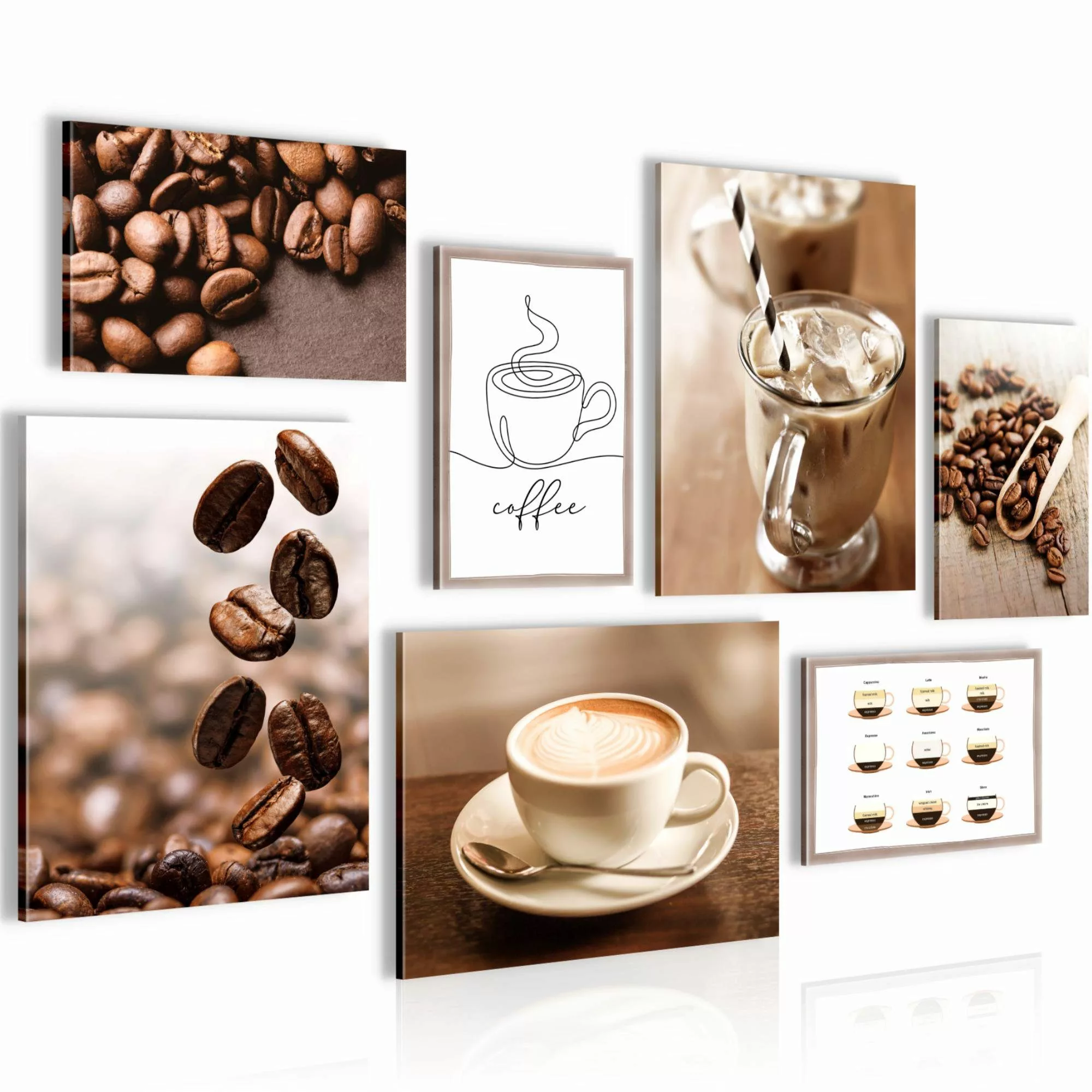 Novart Wandbild Wandbilder Küche Kaffee - günstig online kaufen