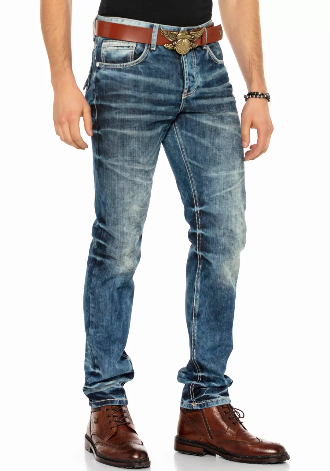 Cipo & Baxx Regular-fit-Jeans günstig online kaufen