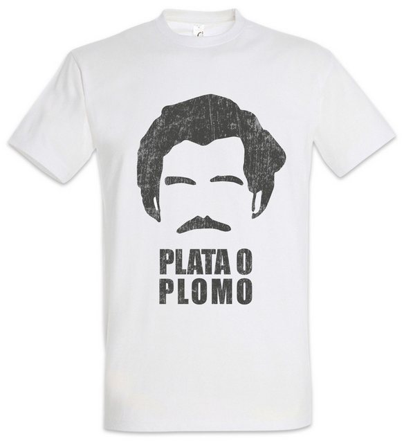 Urban Backwoods Print-Shirt Plata O Plomo Herren T-Shirt Pablo Fun Narcos Q günstig online kaufen