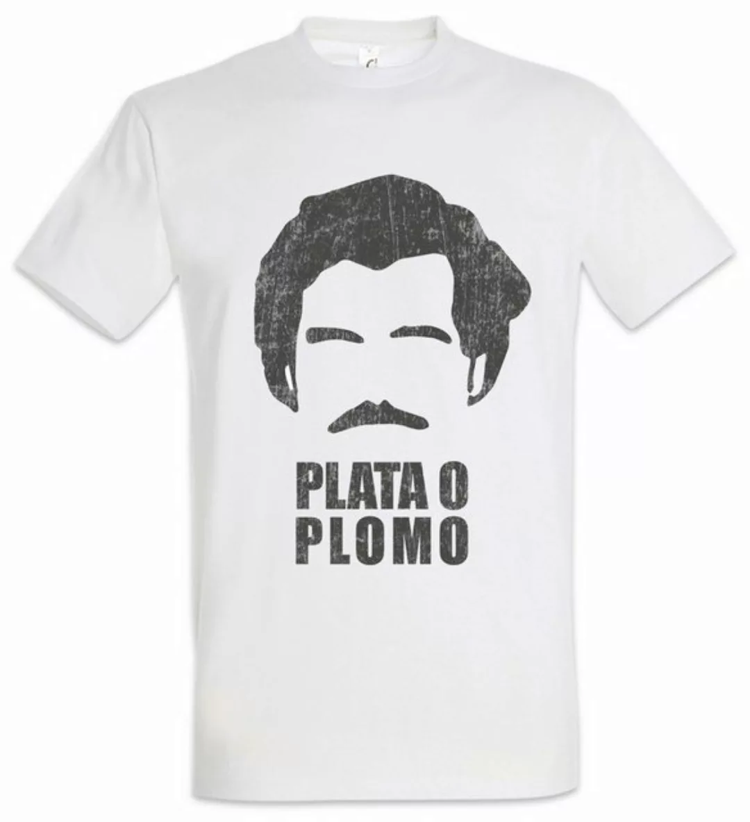 Urban Backwoods Print-Shirt Plata O Plomo Herren T-Shirt Pablo Fun Narcos Q günstig online kaufen