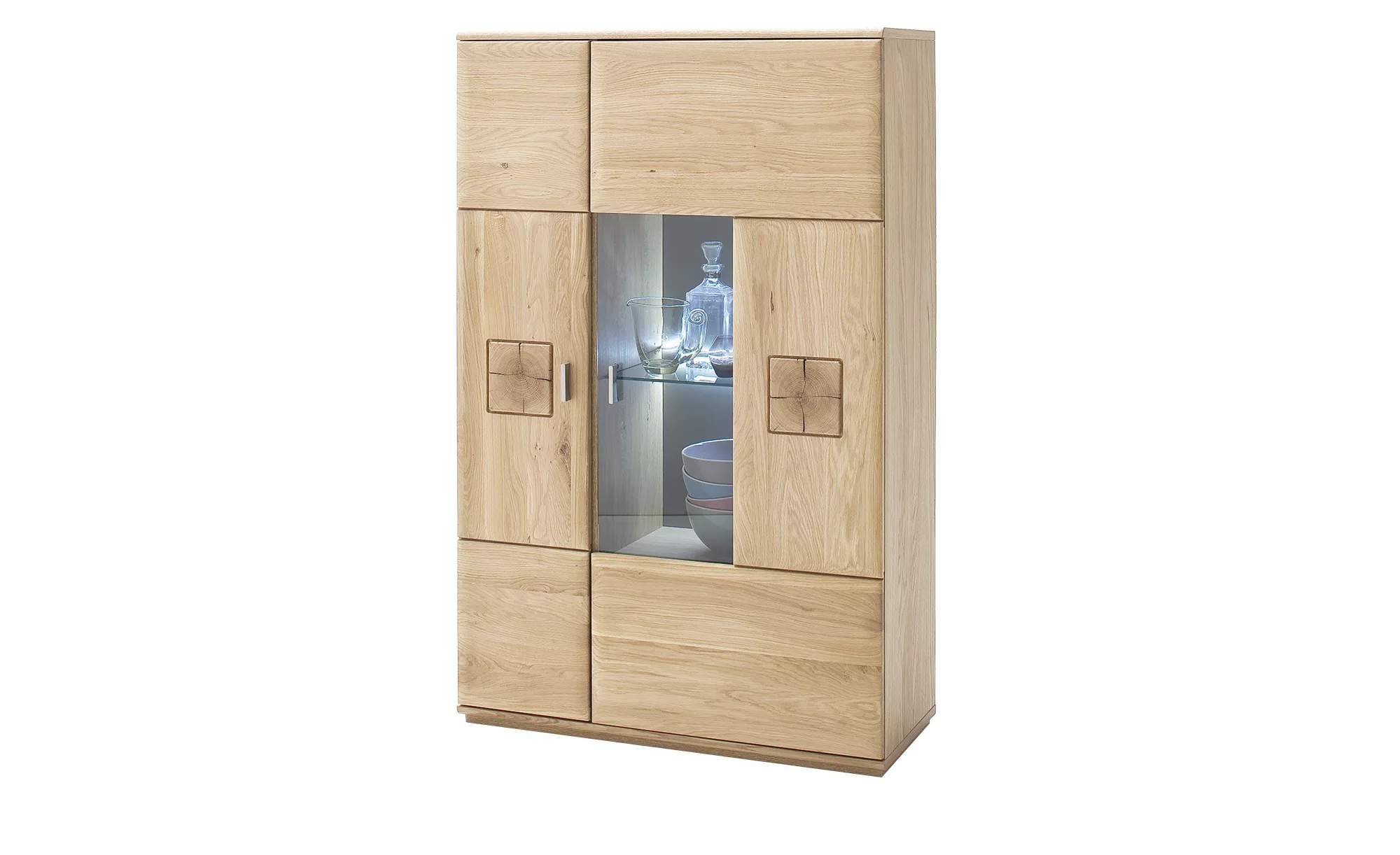 Woodford Highboard  Loggia ¦ holzfarben ¦ Maße (cm): B: 90 H: 141 T: 38 Kom günstig online kaufen