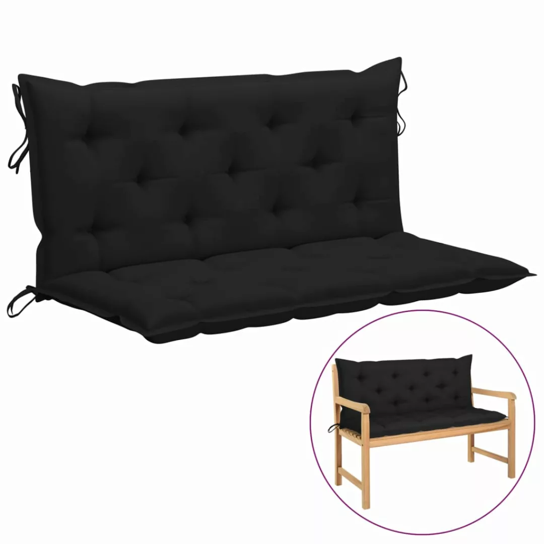 Auflage Für Hollywoodschaukel Schwarz 120 Cm Stoff günstig online kaufen