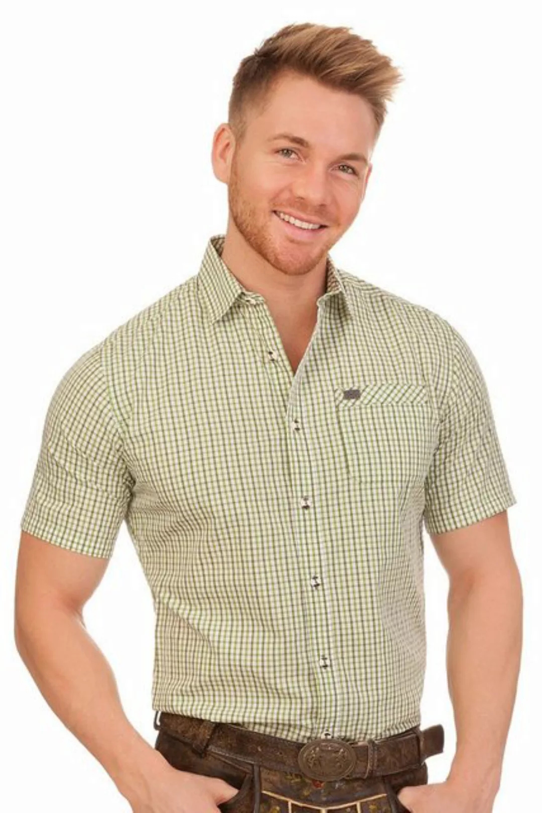 Spieth & Wensky Trachtenhemd Trachtenhemd - KANU - grün günstig online kaufen