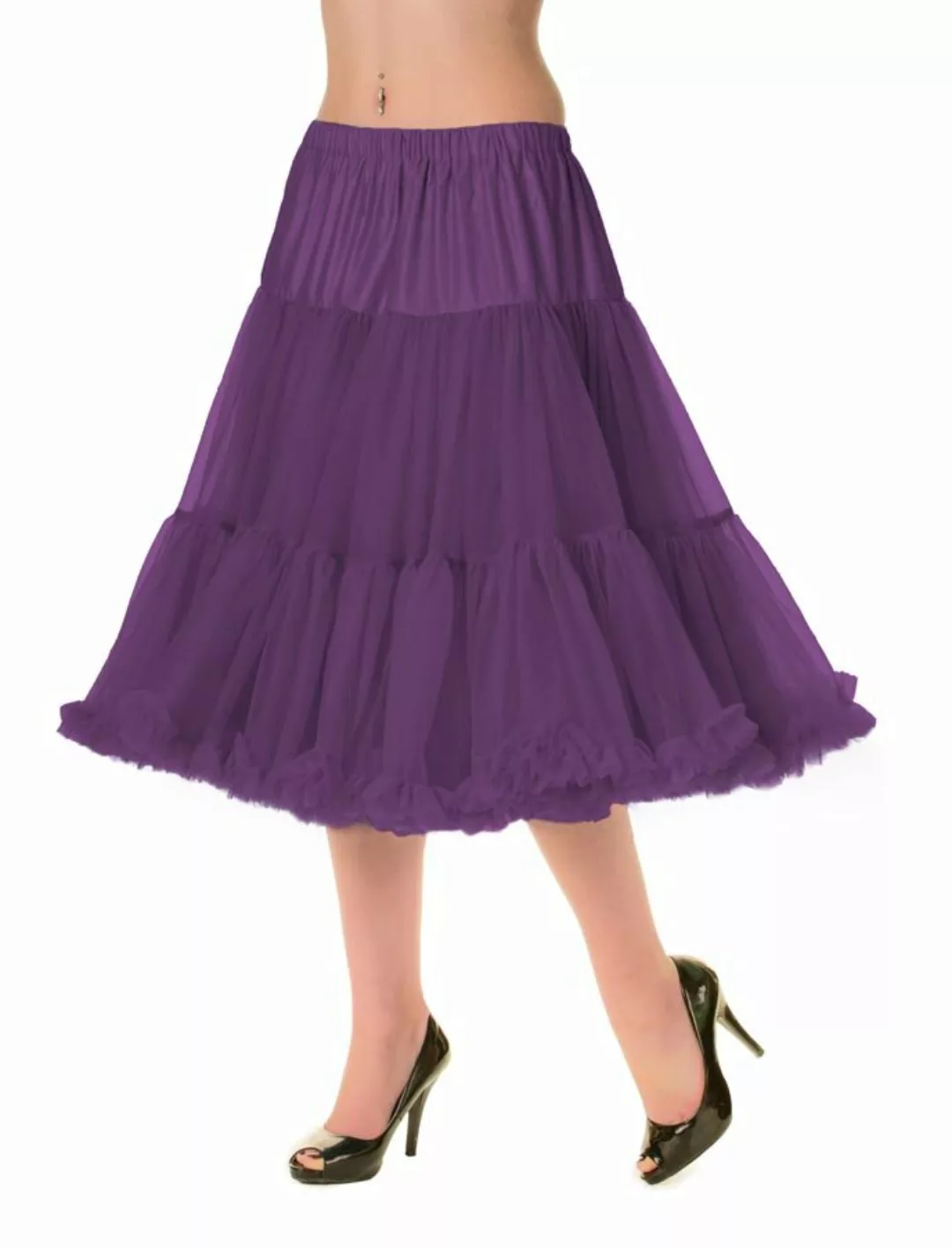 Langer Petticoat Aubergine günstig online kaufen