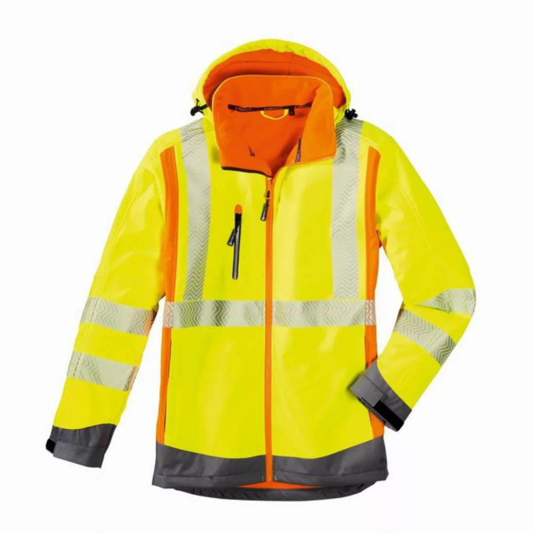 4PROTECT Warnschutz-Shirt Warn-Wetterschutz-Softshell-Jacke Houston günstig online kaufen