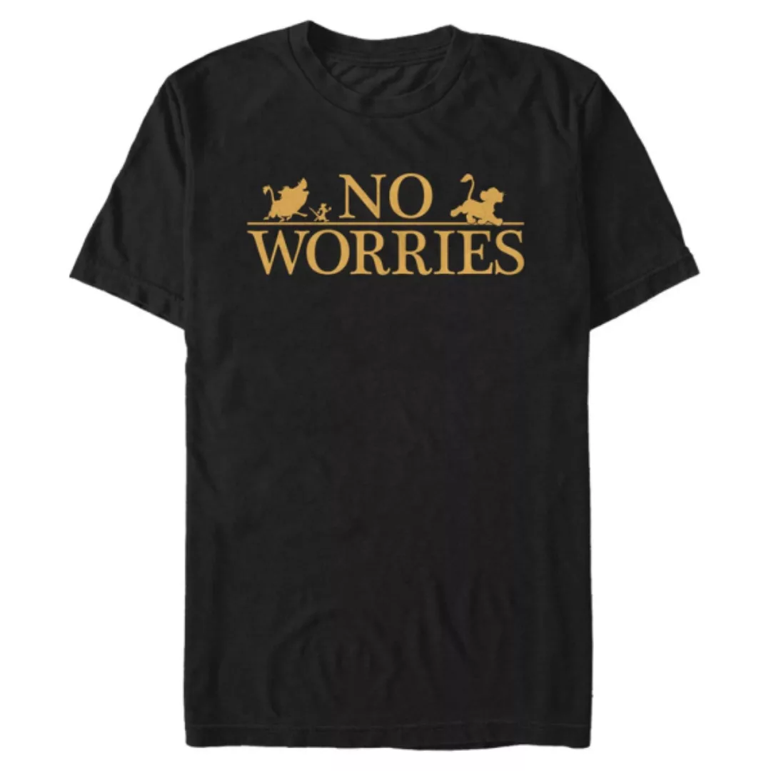 Disney - Der König der Löwen - Gruppe No Worries Logo - Männer T-Shirt günstig online kaufen