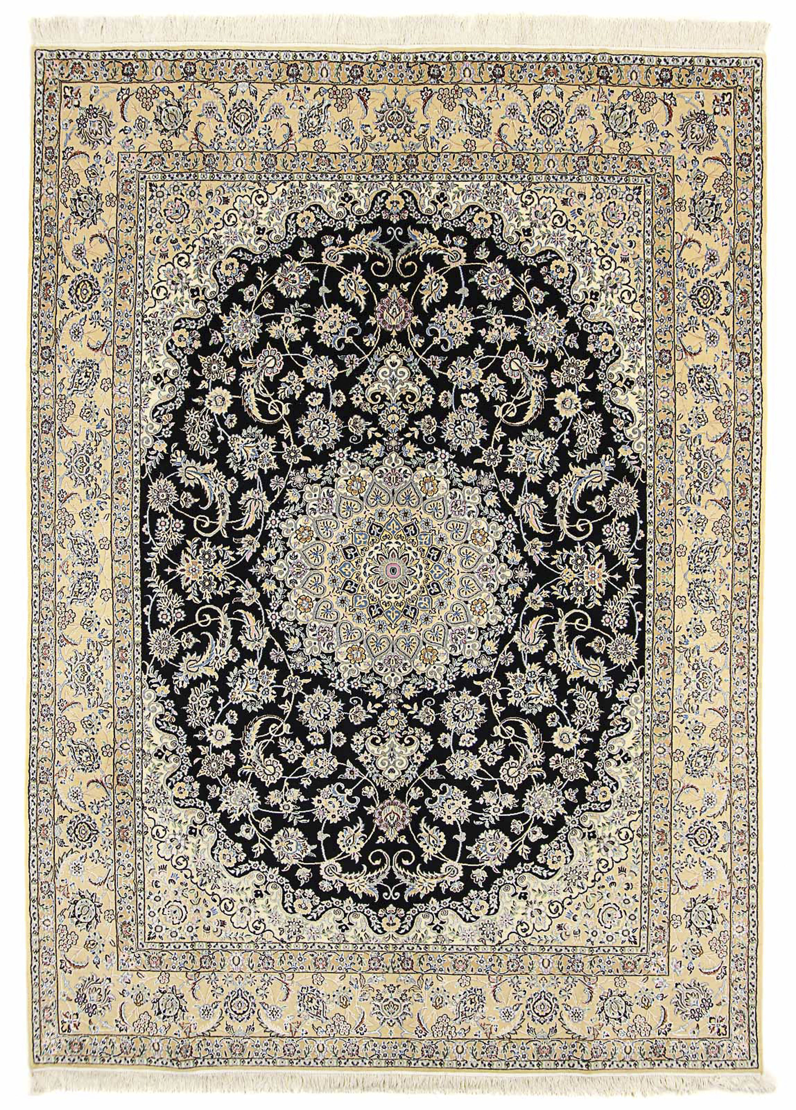 morgenland Orientteppich »Perser - Nain - Royal - 350 x 254 cm - dunkelblau günstig online kaufen