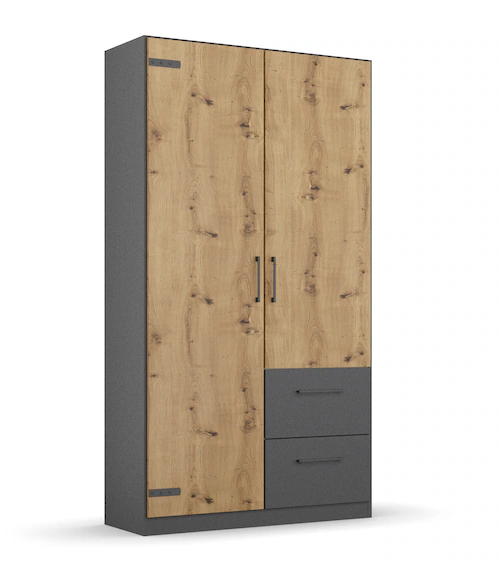 rauch Drehtürenschrank "Holmes", im Industrial Style, mit Schubkästen, mit günstig online kaufen
