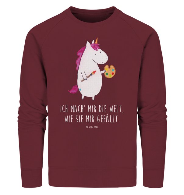 Mr. & Mrs. Panda Longpullover Größe XS Einhorn Künstler - Burgundy - Gesche günstig online kaufen