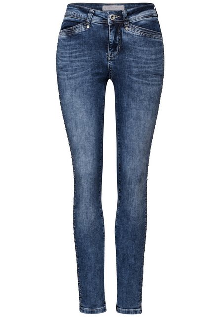 STREET ONE Slim-fit-Jeans YORK Style mit Nieten und Stretch günstig online kaufen