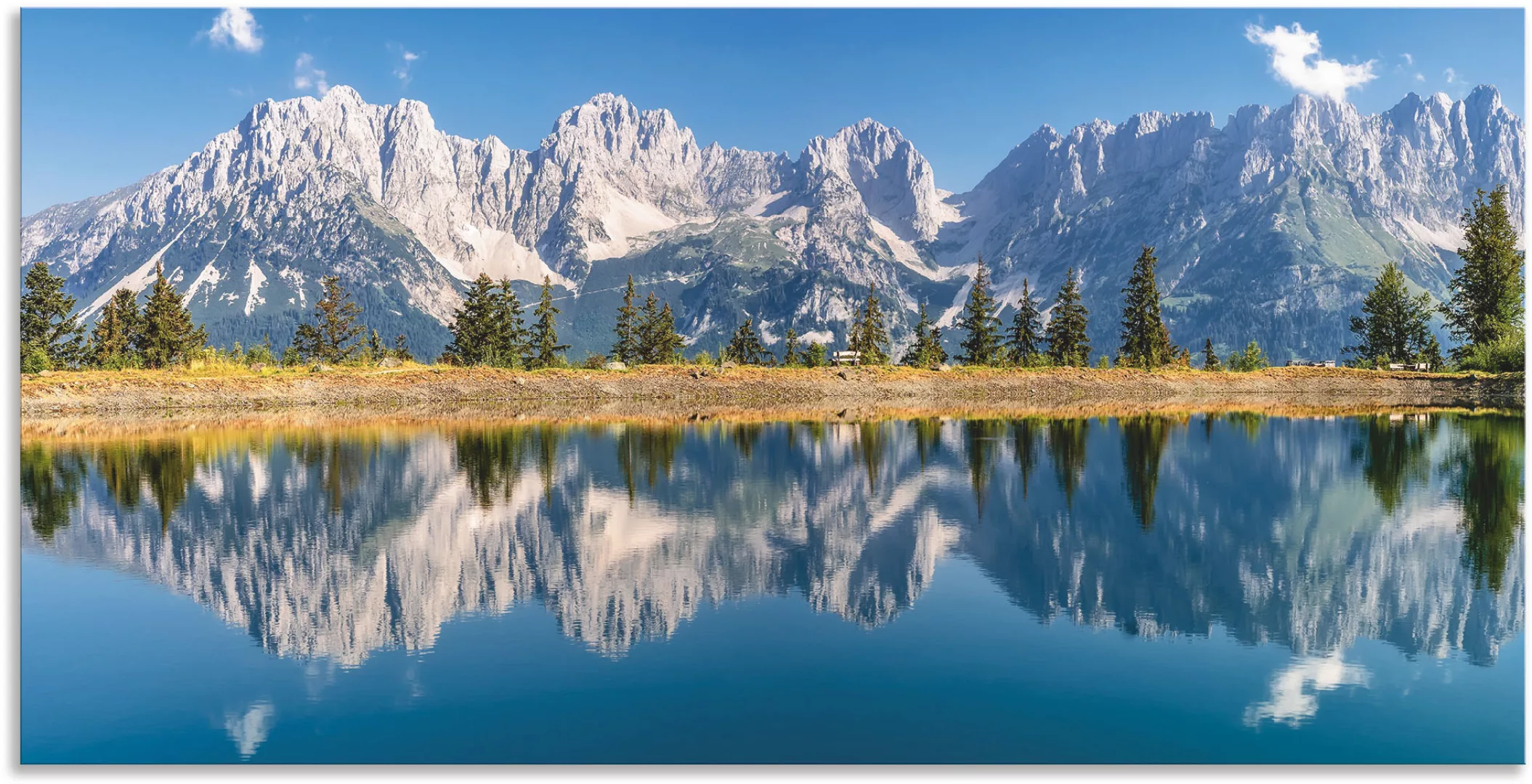 Artland Wandbild »Kaisergebirge Tirol«, Berge & Alpenbilder, (1 St.), als A günstig online kaufen