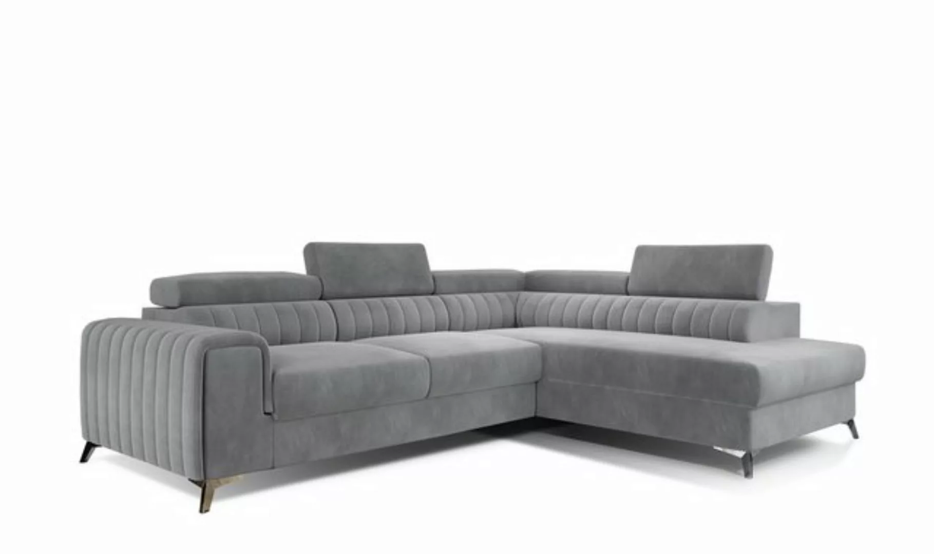 MOEBLO Ecksofa OLIVIER, mit Schlaffunktion und Bettkasten, Couch für Wohnzi günstig online kaufen