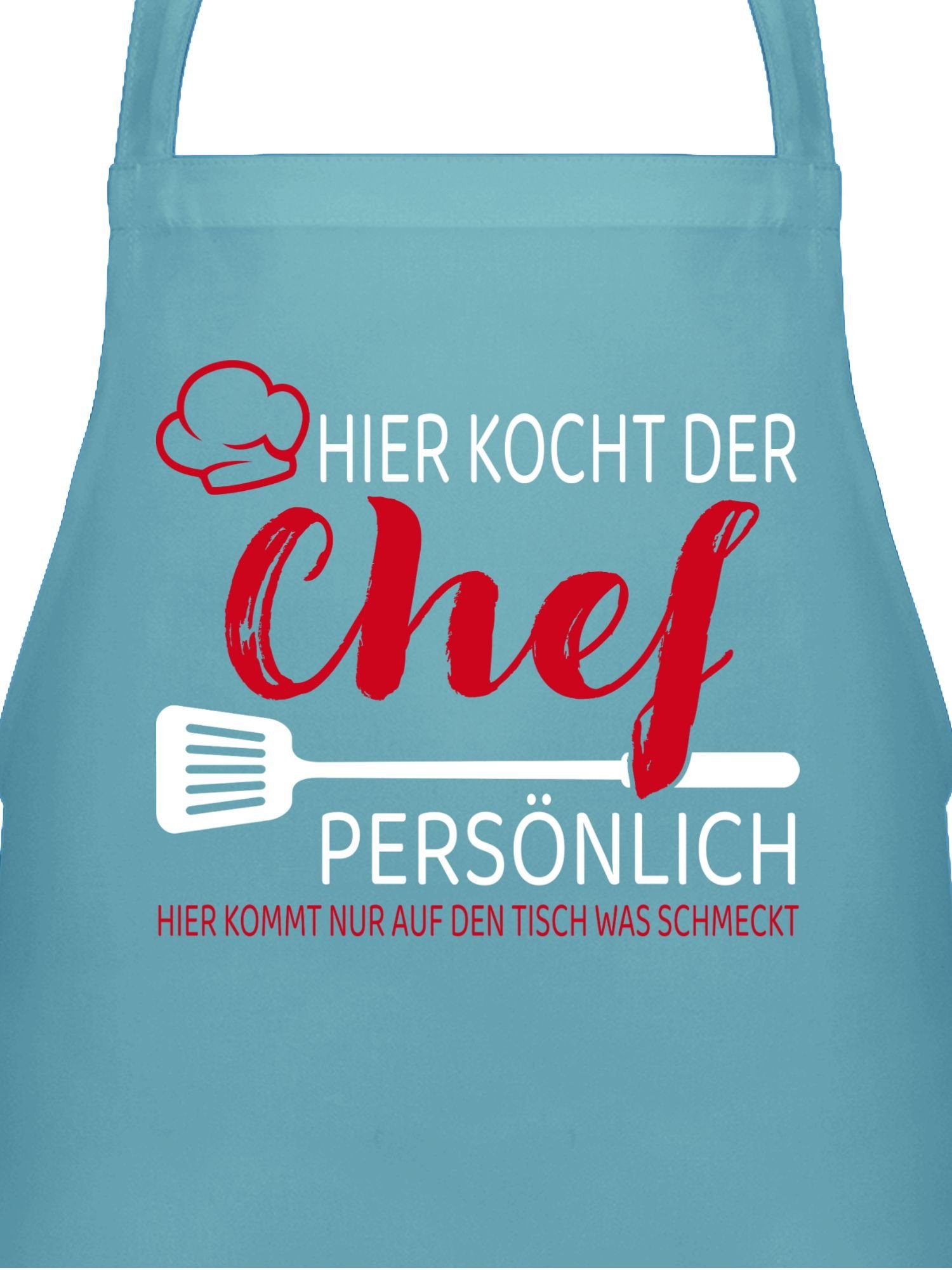 Shirtracer Kochschürze Hier kocht der Chef günstig online kaufen