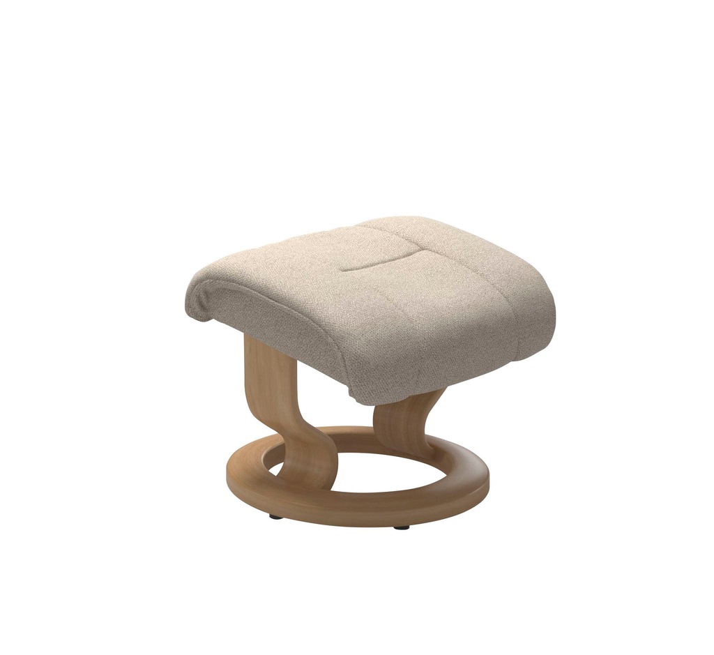 Stressless Fußhocker "Reno", mit Classic Base, Gestell Eiche günstig online kaufen