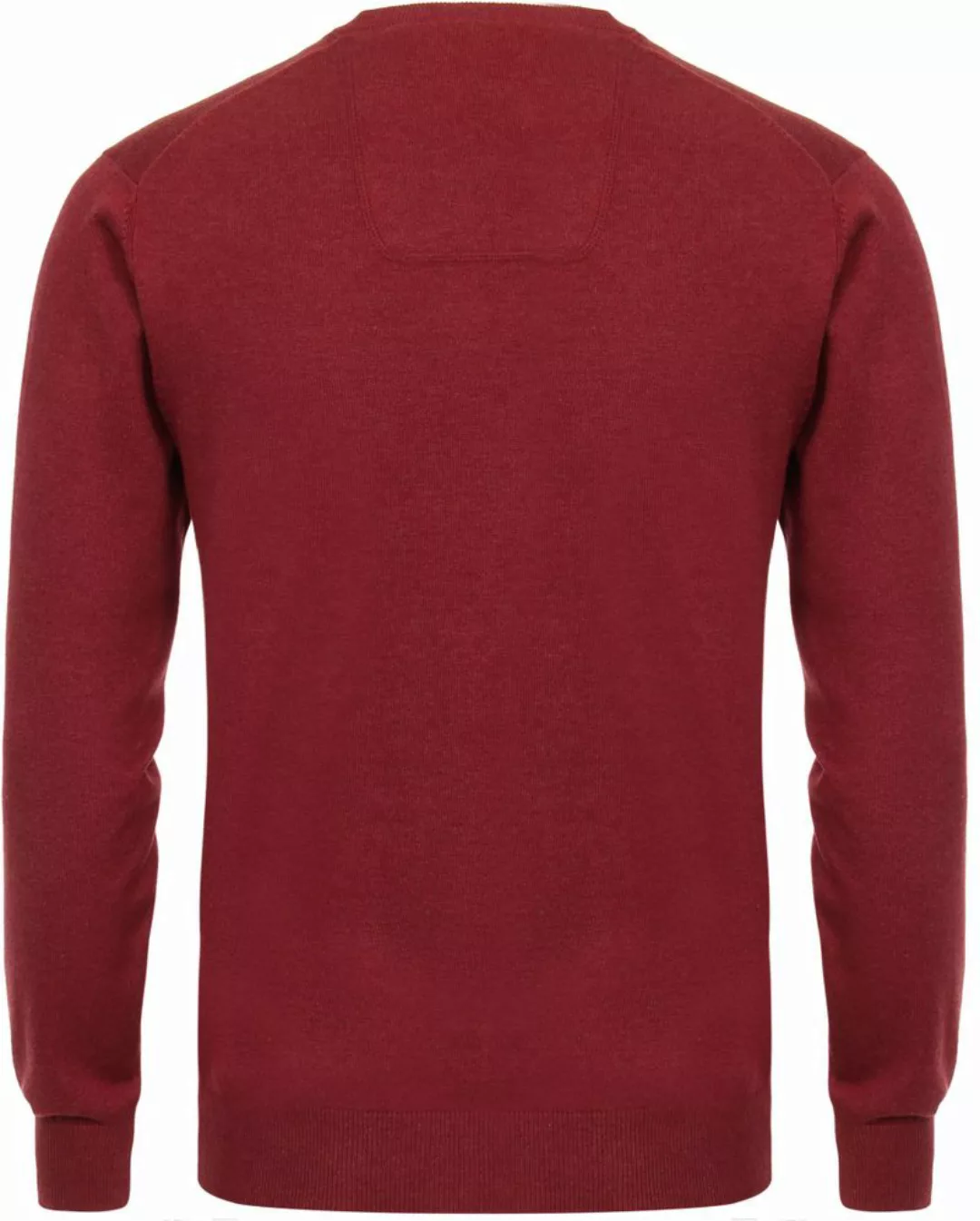 Casa Moda Pullover V-Ausschnitt Bordeaux - Größe 4XL günstig online kaufen