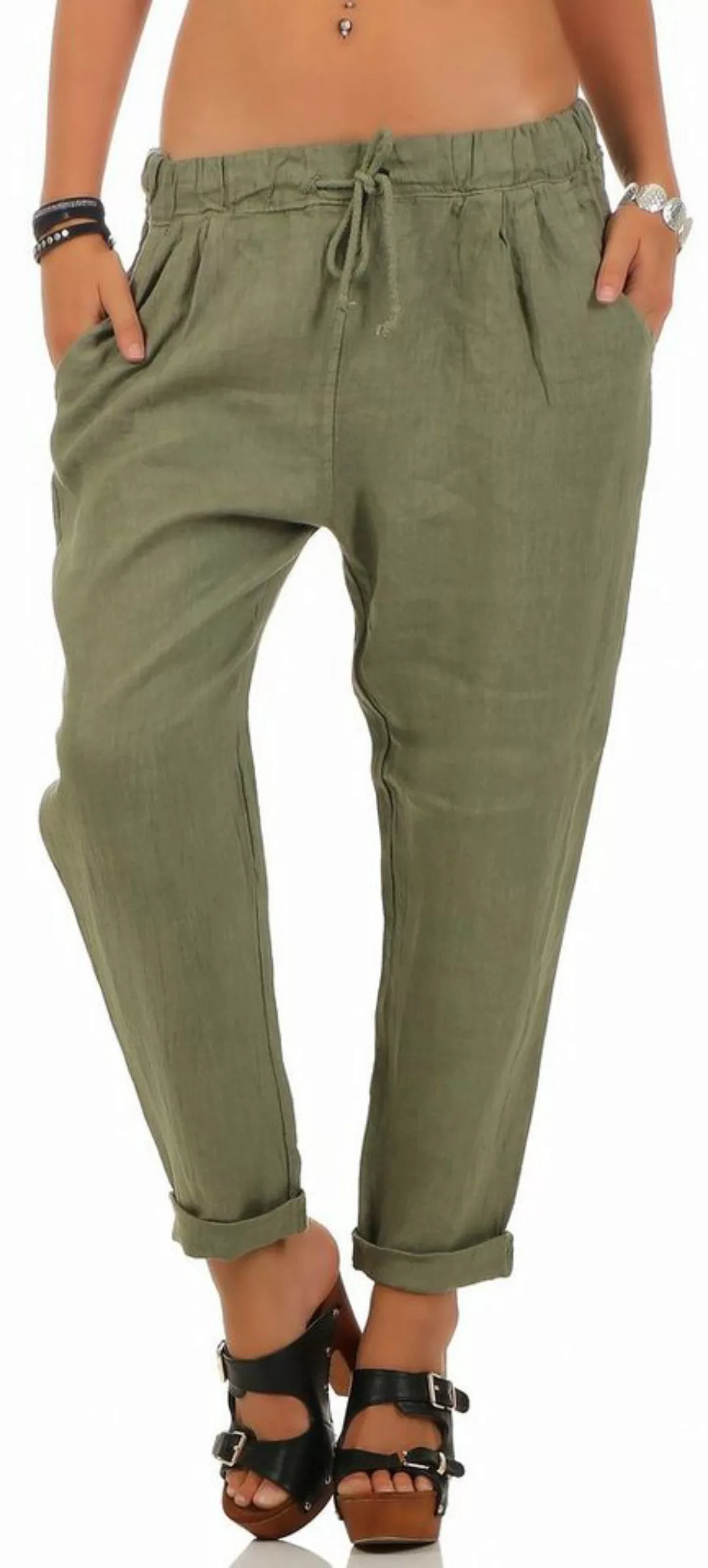 malito more than fashion Leinenhose 6816 Casual Leinenhose günstig online kaufen