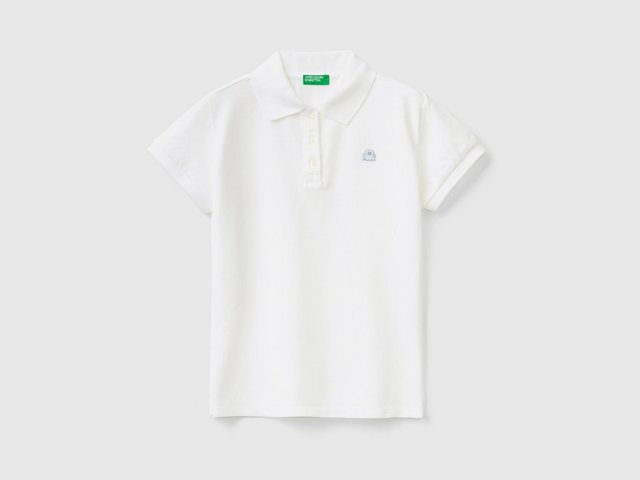 United Colors of Benetton Poloshirt mit Logo-Stickerei an der Brust günstig online kaufen