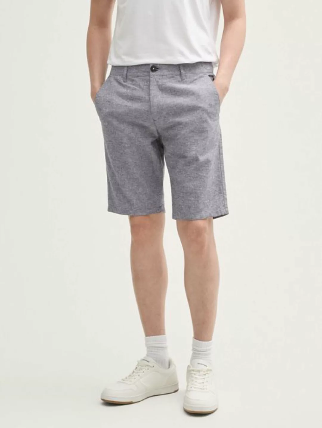 TOM TAILOR Bermudas Slim Chino Shorts mit Leinenanteil günstig online kaufen