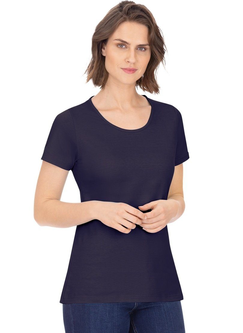 Trigema T-Shirt TRIGEMA T-Shirt aus Biobaumwolle günstig online kaufen