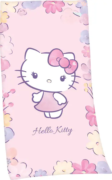 Hello Kitty Badetuch »Hello Kitty«, (1 St.), hochfarbig bedruckt günstig online kaufen