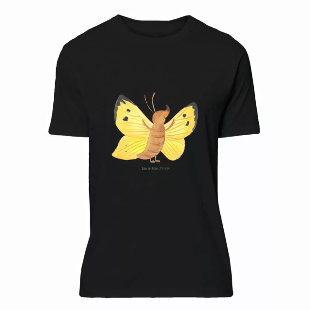 Mr. & Mrs. Panda T-Shirt Schmetterling Zitronenfalter - Schwarz - Geschenk, günstig online kaufen