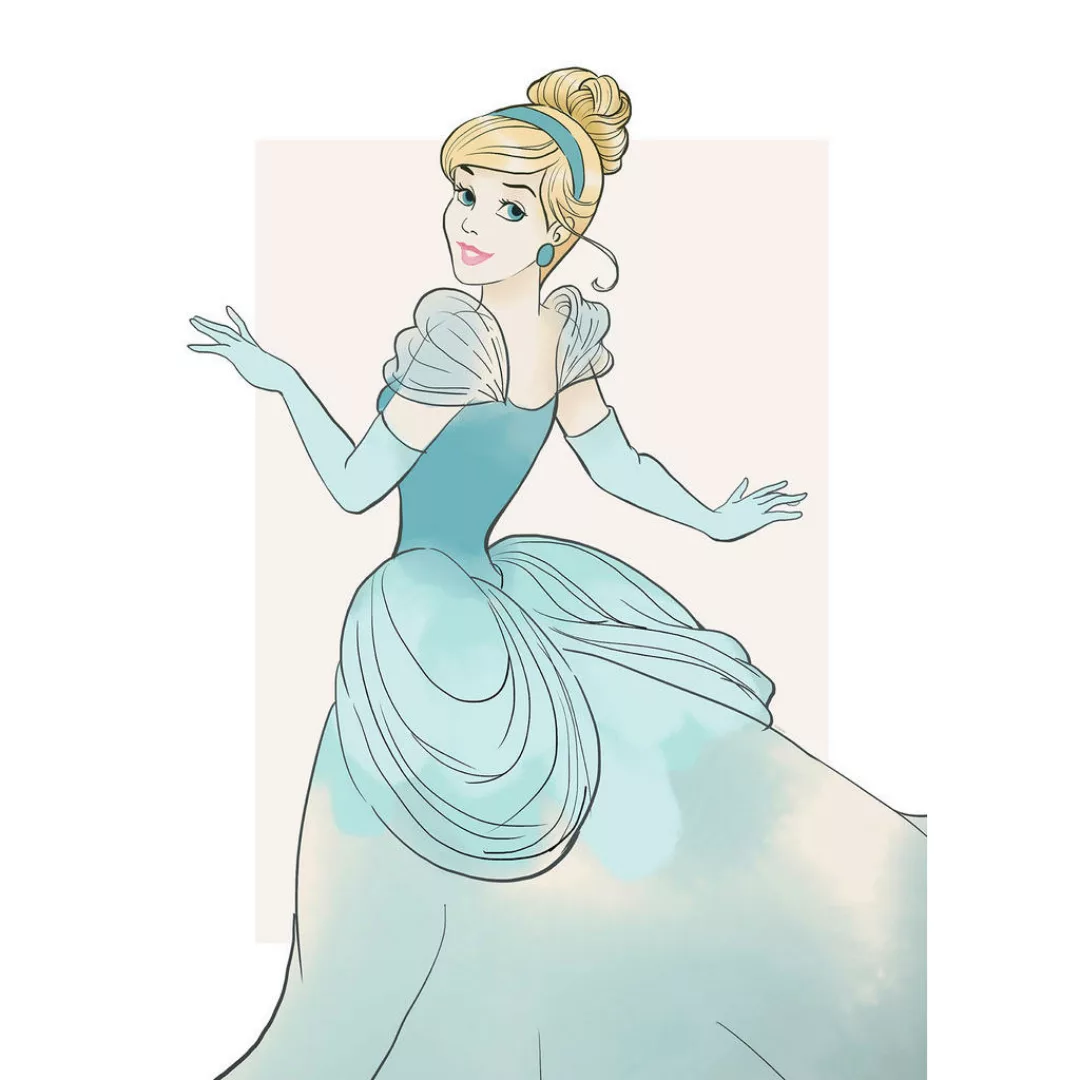 Komar Wandbild Cinderella Beauty Disney B/L: ca. 50x70 cm günstig online kaufen