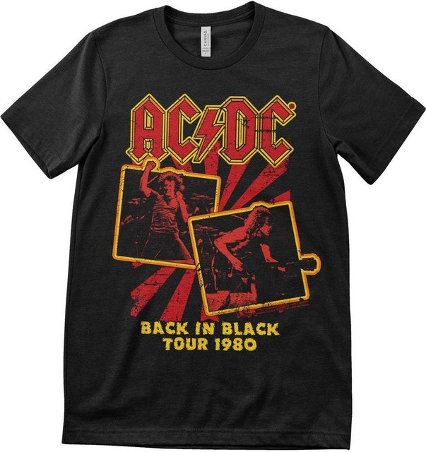 AC/DC T-Shirt Back In Black Tour 1980 T-Shirt günstig online kaufen