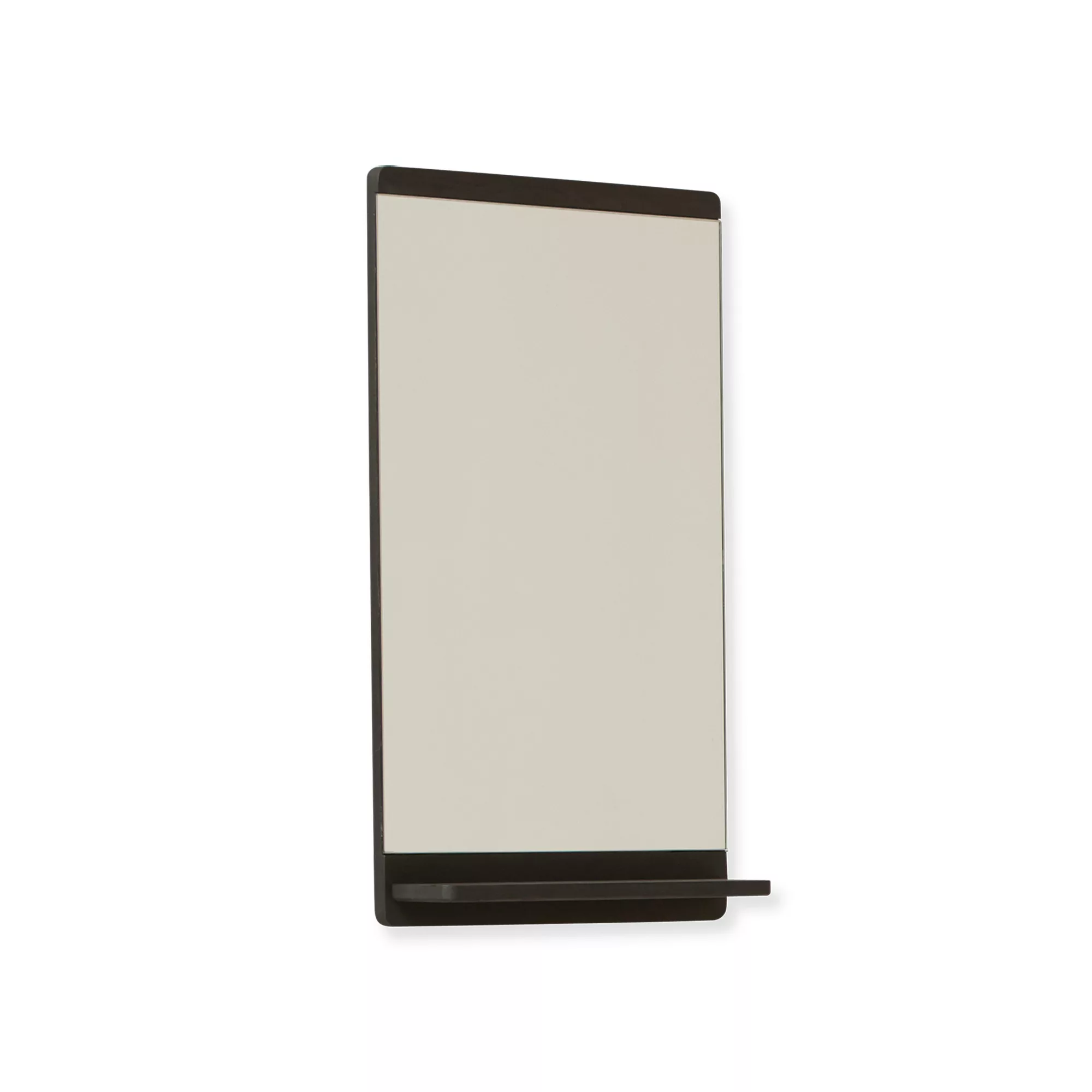 Form & Refine - Rim Wandspiegel - schwarz/gebeizt, lackiert/BxHxT 40x67,5x1 günstig online kaufen