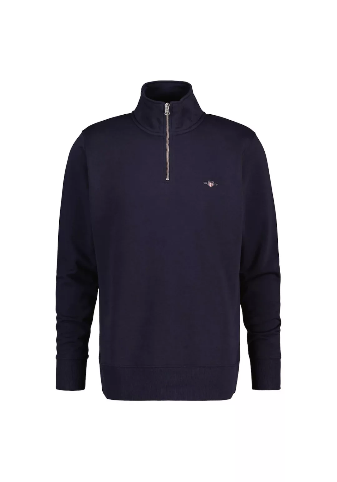 Gant Sweatjacke "REG SHIELD FULL ZIP SWEAT", mit Logostickerei auf der Brus günstig online kaufen