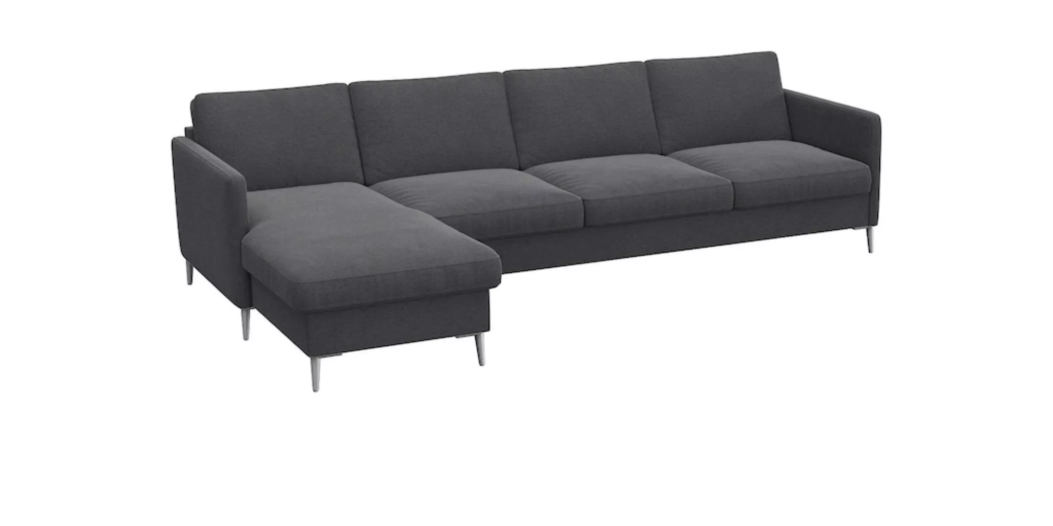 FLEXLUX Ecksofa "Fiore, super Sitzkomfort durch Kaltschaum im Sitz, L-Form" günstig online kaufen