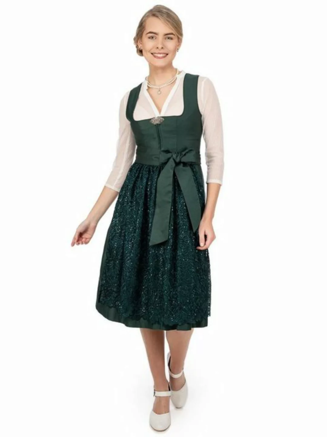 MarJo Dirndl Midi Dirndl 2tlg. - NADESCHA - flaschengrün/smaragd günstig online kaufen